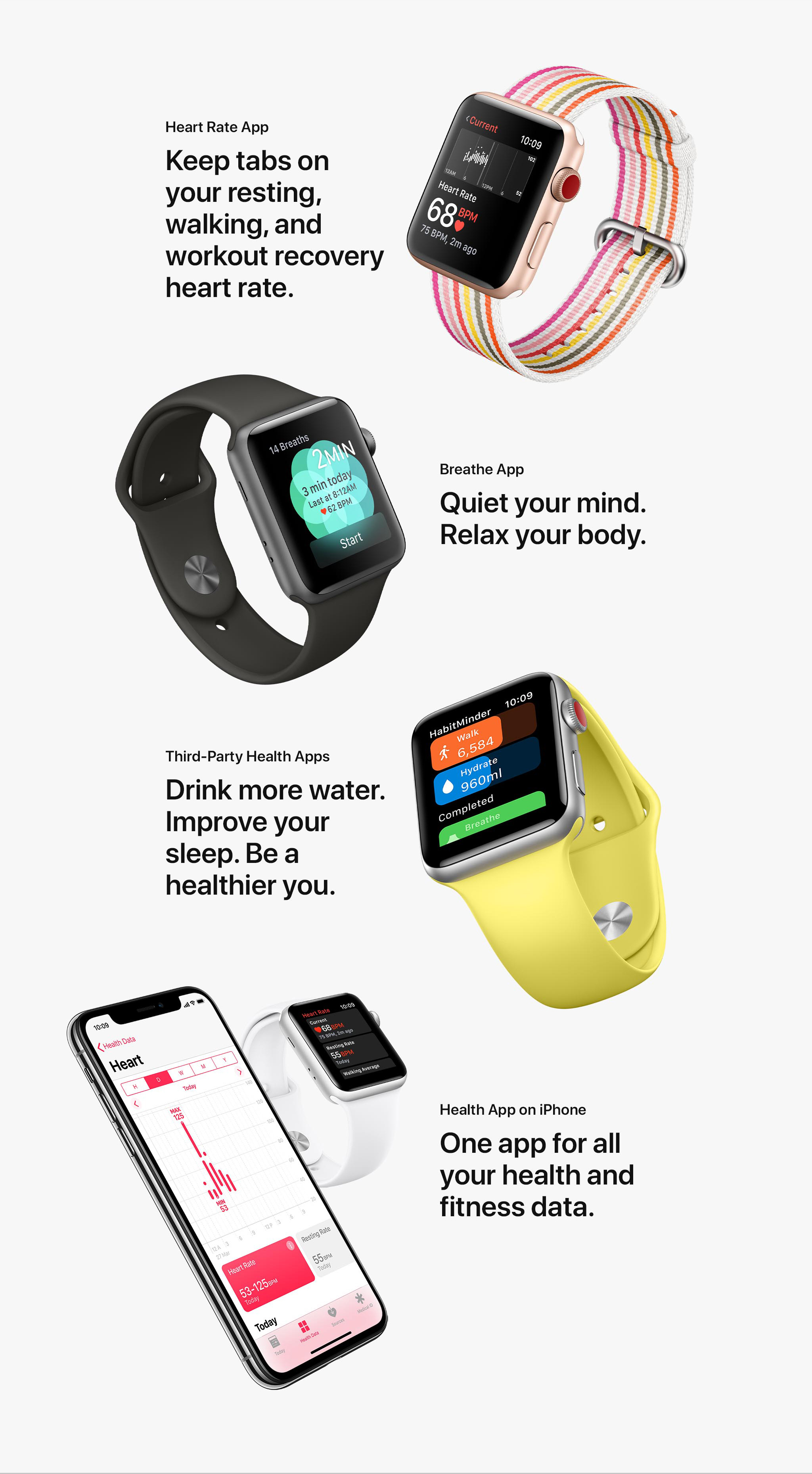 Overview Apple Watch SmarTone