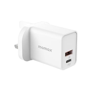 SmarTone Online Store Momax One Plug 30W Dual Ports Charger