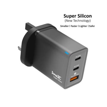 SmarTone Online Store inno3C Super Silicon 65W 3-Ports Fast Charger(i-65W)