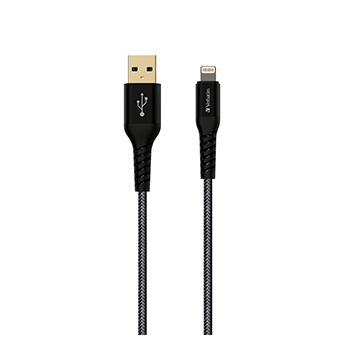 SmarTone Online Store Verbatim 30cm Tough Max Lightning Sync & Charge Cable Black (65992)