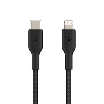SmarTone Online Store Belkin BOOST CHARGE 編織 USB-C 至 Lightning 充電線 1米