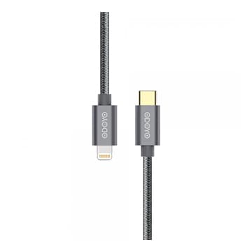 SmarTone Online Store Odoyo Metallic Lightning to Type-C Fast Charge & Sync USB Cable 1.2m