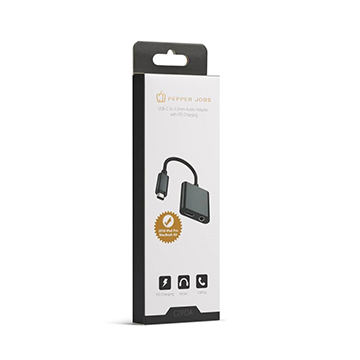 SmarTone Online Store Pepperjobs USB-C to 3.5mm Audio Adapter with PD charging