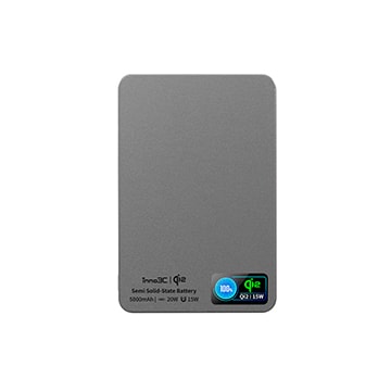 SmarTone Online Store inno3C Inno3C QI2 5000mAh 半固態電池磁吸無線行動電源