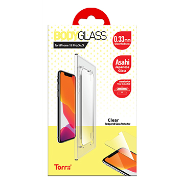 SmarTone Online Store TORRII Bodyglass 0.33mm Tempered Glass Protector For iPhone 11 Pro