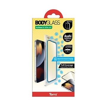 SmarTone Online Store TORRII Bodyglass Anti-Bacterial Tempered Glass Protector For iPhone 13 / 13 Pro (6.1)