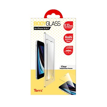 SmarTone Online Store TORRII Bodyglass 0.33mm Tempered Glass Protector For iPhone SE 2022