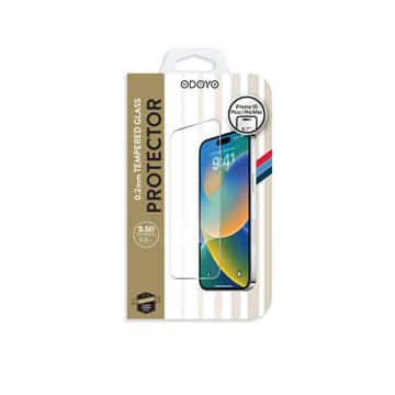 SmarTone Online Store Odoyo 0.2mm Tempered Glass 保 護 貼 iPhone 15 Plus/ 15 Pro Max (6.7)