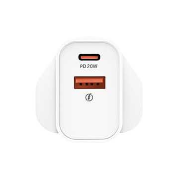 SmarTone Online Store inno3C INNO3C PD 20 雙輸出快速充電器(白色)