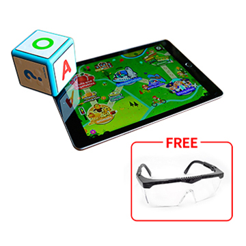 SmarTone Online Store Kazoo by Lumitusi Cookie Kiddle Smart Phonics Cube for Tablets (Free JITIAN Glasses Protective Goggles for Kids)