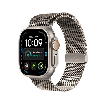SmarTone Online Store Apple Watch Ultra 4 (GPS + 流動網絡), 49毫米鈦金屬錶殼；鈦金屬米蘭網織手環