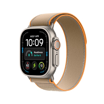 SmarTone Online Store Apple Watch Ultra 4 (GPS + 流動網絡), 49毫米原色鈦金屬錶殼；沙色越野手環