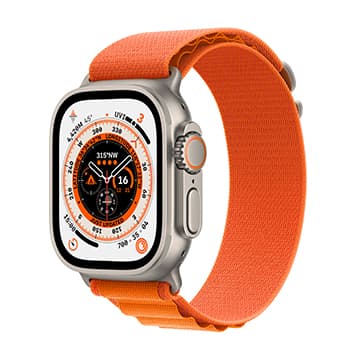 SmarTone Online Store Apple Watch Ultra (GPS + 流動網絡), 49毫米鈦金屬錶殼配登峰手環 (S)