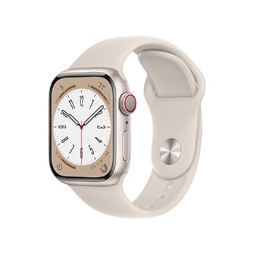 SmarTone Online Store Apple Watch Series 8 (GPS + Cellular), 41mm Aluminium Case with Sport Band