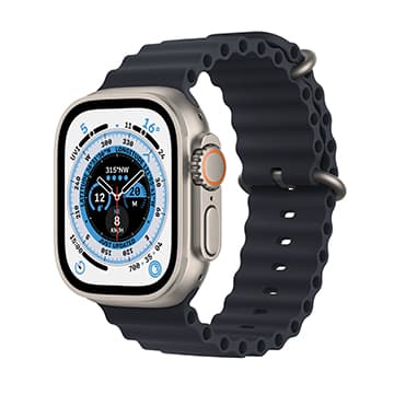 SmarTone Online Store Apple Watch Ultra (GPS + Cellular), 49mm Titanium Case with Ocean Band