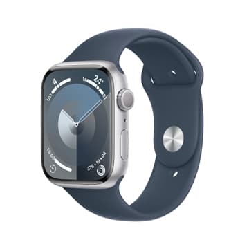 SmarTone Online Store Apple Watch Series 9 (GPS), 45mm Aluminium Case with Sport Band (Medium/Large)