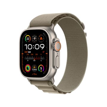 SmarTone Online Store Apple Watch Ultra 2 (GPS + Cellular), 49mm Titanium Case with Alpine Loop (Medium)