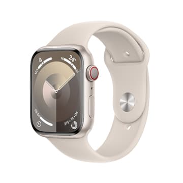 SmarTone Online Store Apple Series 9 (GPS + 流動網絡), 45毫米鋁金屬錶殼配運動錶帶 (M/L)