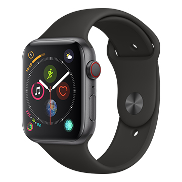 SmarTone Online Store Apple Watch Series 4 (44mm)(GPS + Cellular) Space Gray Aluminum Case with Black Sport Band