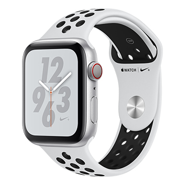 SmarTone Online Store Apple Watch Series 4 (44mm)(GPS + Cellular) Nike+ Silver Aluminum Case with Pure Platinum/Black Nike Sport Band
