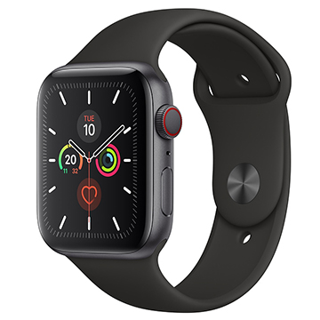 SmarTone Online Store Apple Watch Series 5 (GPS + Cellular) (44mm) Space Gray Aluminium Case with Black Sport Band