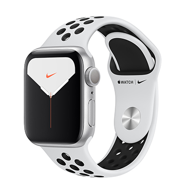 SmarTone Online Store Apple Watch Series 5 (GPS + Cellular) (40mm) Silver Aluminium Case with Pure Platinum/Black Nike Sport Band
