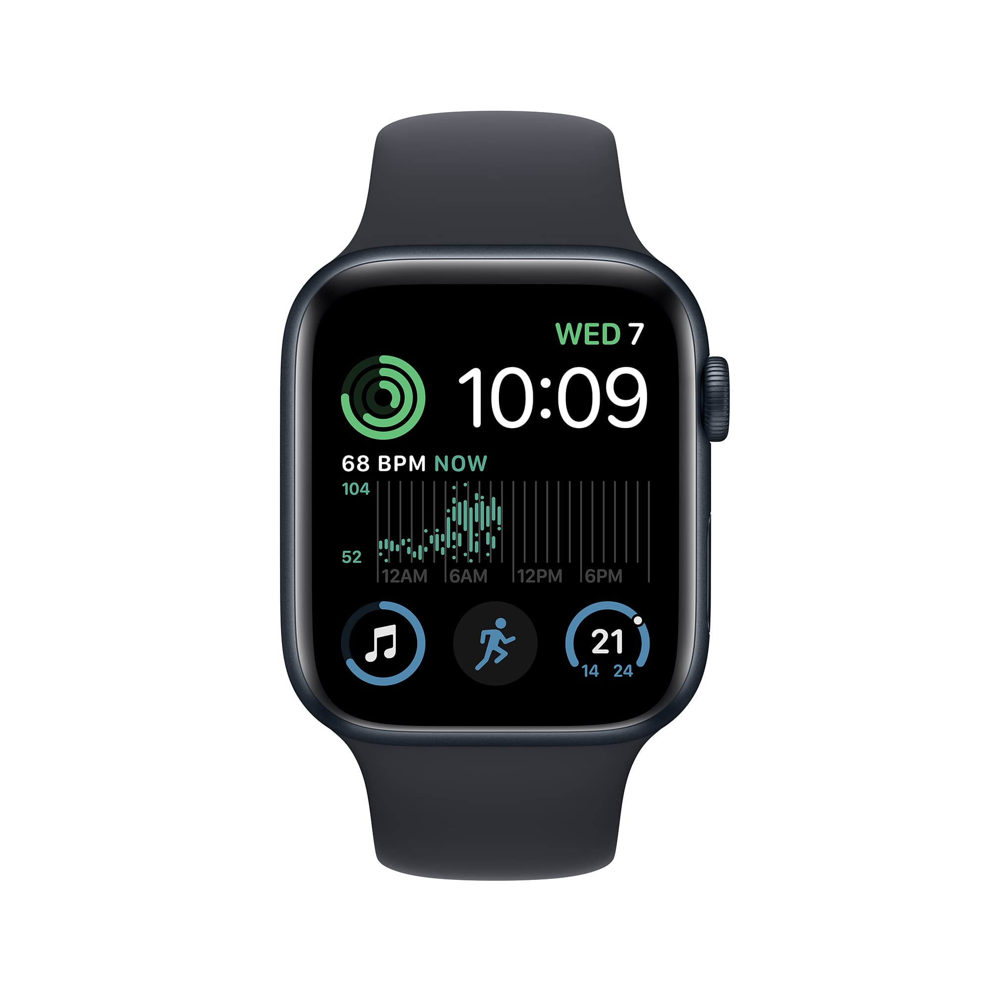 Apple Watch SE (第2代) (GPS + 流動網絡), 44毫米鋁金屬錶殼配運動錶帶