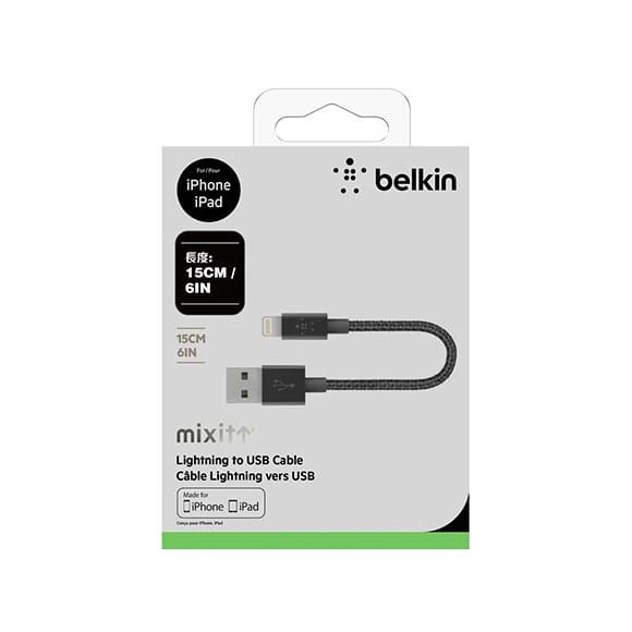 SmarTone Online Store Belkin Lightning 連接線(15cm)