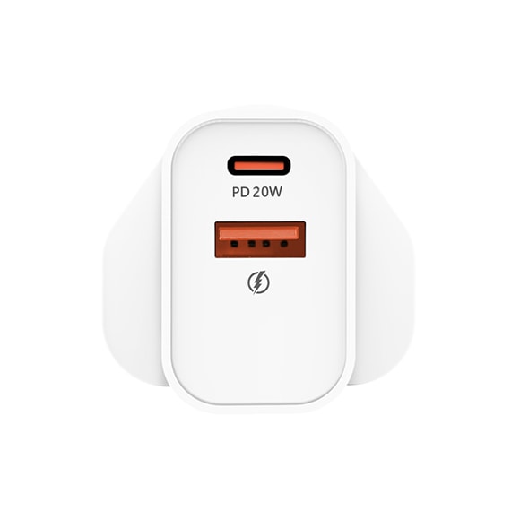 SmarTone Online Store inno3C INNO3C PD 20W Dual Port Fast Charger (WHITE)