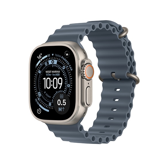 SmarTone Online Store Apple Watch Ultra 3 (GPS + Cellular), 49mm Titanium Case with Ocean Band