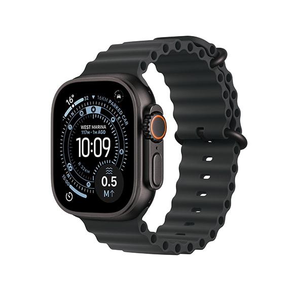 SmarTone Online Store Apple Watch Ultra 3 (GPS + Cellular), 49mm Titanium Case with Ocean Band