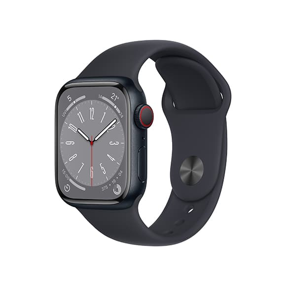 SmarTone Online Store Apple Watch Series 8 (GPS + 流動網絡), 41毫米鋁金屬錶殼配運動錶帶
