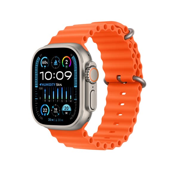 SmarTone Online Store Apple Watch Ultra 2 (GPS + 流動網絡), 49毫米鈦金屬錶殼配海洋錶帶