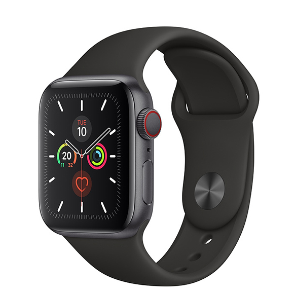 SmarTone Online Store Apple Watch Series 5 (GPS + Cellular) (40mm) Space Gray Aluminium Case with Black Sport Band